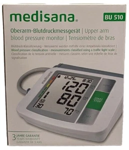 Medisana Oberarm Blutdruckmessgerät BU 510 Blutdruck Messgerät am Arm 22-36 cm - Bild 1 von 1
