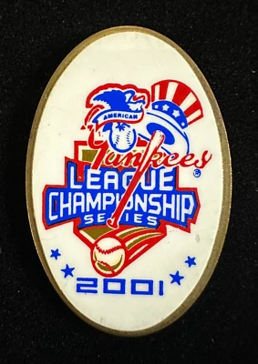 New York Yankees 2001 League Championship Series Collectors Lapel Pin MLB - Image 1 of 3