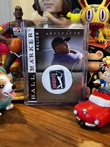2021 Upper Deck Artifacts Ball Marker Relics Harold Varner III #BM-HV Rookie⛳️ - Picture 1 of 3