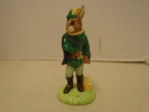 Bunnykins Robin Hood DB 244 Royal Doulton 2000 colección Robin Hood - Imagen 1 de 3