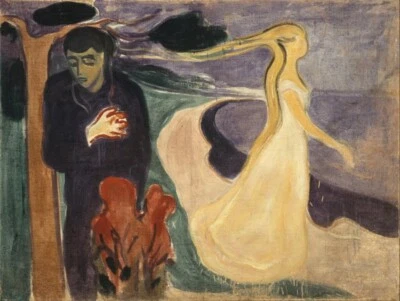 Separation Edvard Munch 1896 Symbolist Expressionist Emotional Scene Art Print - Image 1 of 2