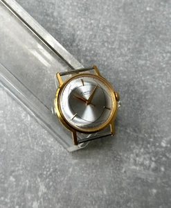 RAKETA WATCH SOVIET USSR -ATOM- DESIGN DIAL GOLD-PLATED CASE - Imagen 1 de 16