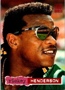1994 Stadium Club Rickey Henderson  654 Oakland Athletics