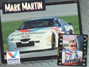 Mark Martin NASCAR Winston Cup Valvoline Ford Thunderbird Publicity Photo - Picture 1 of 2