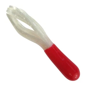 Cuerpos de plantilla de tubo de crappie Southern Pro 1,5" LH01 rojo/blanco 100 quilates - Imagen 1 de 1