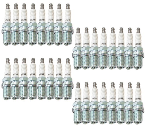 NGK Set of 2 Nickel V-Cut V-Power Spark Plugs Gap .028" Copper Cores