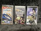 PSP PAL Lot of 3 Games ( Death Jr. , Dynasty Warriors Vol.2 , WipEout Pure )