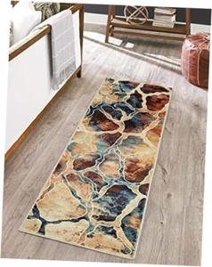 Mystic Collection Area Rug - Fitz 2' 7" x 10' Runner Runner Brick Red/Brown - Picture 1 of 7