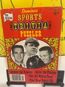 The Original Domino's Sports Trivia Puzzler Paperback by Robert Kelly 1980 - Picture 1 of 2
