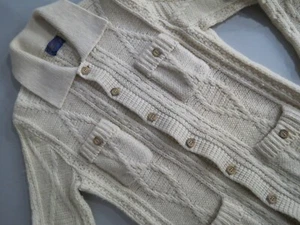 VTG Pendelton made in USA heavy weight wool chunky knit sweater M - Picture 1 of 8