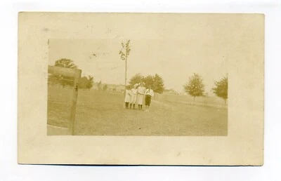 Logansport Louisiana cancel, DeSoto Parish, people in field, 1911 RPPC postcard - Image 1 of 2