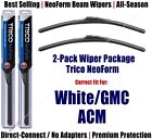 2pk Super-Premium NeoForm Wipers fit 1988-1992 White GMC ACM 16200x2