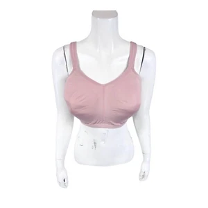 Breezies Women's Comfort Zone Full Coverage Wirefree T-Shirt Bra Rose 44DD Size - Picture 1 of 2