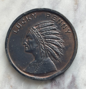 1933 Chicago Century of Progress Fort Dearborn Lucky Penny  JS