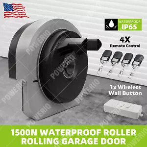 Automatic Roller Door Opener 1500N Motor 4x Remote 25m² Rolling Waterproof AU - Picture 1 of 12
