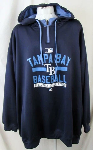 Tampa Bay Rays Big Men 5XL or 4XT Pullover Hooded Performance Sweatshirt TBR 31 Cover