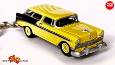 🎁🎁罕见钥匙链 1955/56/57 VANILLA CHEVY NOMAD™ 伟大的礼物或桌面展示🎁🎁 — 第 1/4 张图片