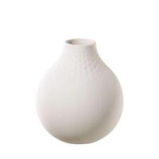 Villeroy & Boch Manufacture Collier Vase Perle Small (White) - 11x11x12cm
