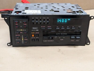 Rare Buick ETR 80's Grand National Regal AM FM Radio CASSETTE EQUALIZER BUTTON - Image 1 of 4
