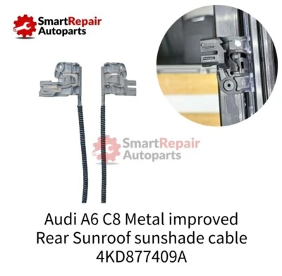 4K9877409 Para 19-25 Audi A6 S6 C8 Techo Corredizo Trasero Parasol Cable Mental Mejorado Foto 1 de 3