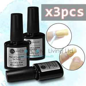 Nail Art Peel Off Base Coat Liquid Tape Cream Polish Palisade Separating 8ML - Picture 1 of 5