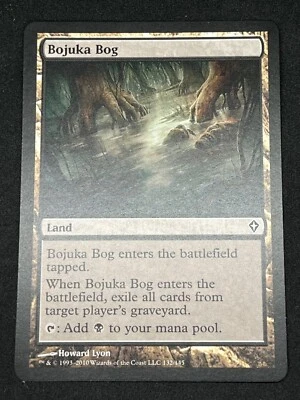 Magic the Gathering MTG Bojuka Bog Land Worldwake Common - Image 1 of 2