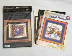 Cross My Heart MADONNA Cross Stitch Kit New 3 Pattern Books Crafting Religious - Picture 1 of 5