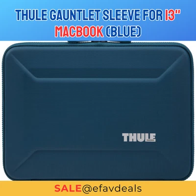 Thule — чехол-перчатка для ноутбука, чехол для 13-дюймового Apple MacBook Pro, синий - Изображение 1 из 4