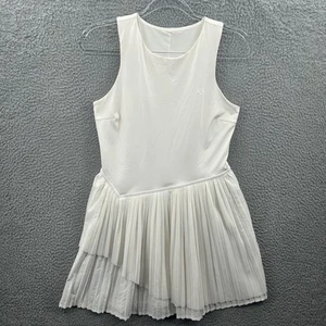 Lululemon Dress Womens 2 White Tiered Pleats Tennis Nulux Fabric Athletic Ladies - Bild 1 von 9