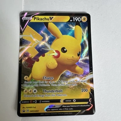 Pikachu V SWSH061 SWSH: Sword & Shield Promo Cards Holo - Image 1 of 4