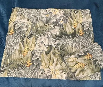 Tommy Bahama Almohada Falsa - Tamaño Estándar Verde, Azul, Marrón Tropical Leadoso - 2 Foto 1 de 3