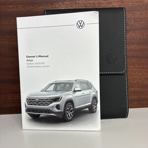 Volkswagen Atlas 2024 manual del propietario con estuche de cuero OEM - Imagen 1 de 1