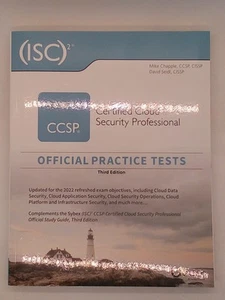 (ISC)2 CCSP Certified Cloud Security Professional Official Practice Tests by ... - Imagen 1 de 3