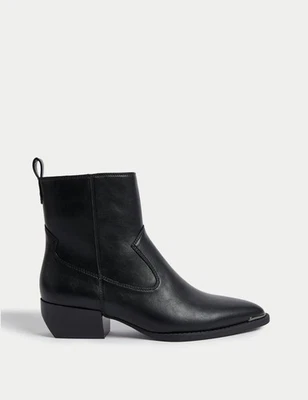 Marks & Spencer Womens Black Ankle Boots - M&S