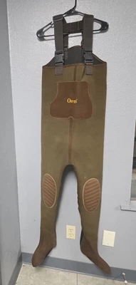 CABELAS Neoprene Brown Original Stockingfoot Chest Waders Size M - Image 1 of 4