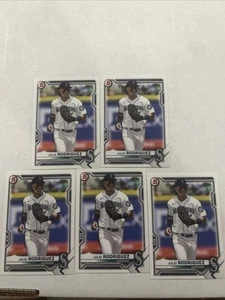 Bowman Draft Julio Rodriguez 2021 lotto 5 carte prospetto  - Foto 1 di 1