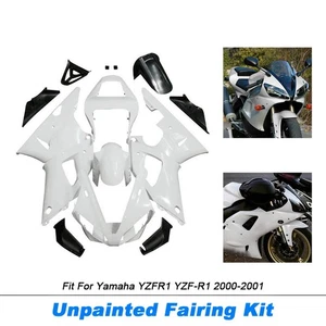 Bodywork Fairing Kit Unpainted Fairings New Fit For Yamaha YZF R1 2000-2001 - Picture 1 of 1