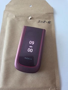 Nokia 3710 Fold - Mobile Phone (Unlocked) Flip Fold Keypad Button Handset Pink - Picture 1 of 5