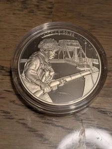 PROOF COIN - 24 HOURS OF D-DAY BAILIWICK OF JERSEY 2019 £5 FIVE POUND - Picture 1 of 2