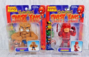 2003 Marvel Manga Motorized Twist'Ems Fist Smashing Thing & Nunchucks Daredevil - Picture 1 of 15