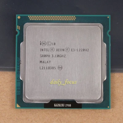 Intel Xeon E3-1220 V2 SR0PH 3.1 GHz CM8063701160503 CPU Processor LGA 1155 5GT/s - Image 1 of 2