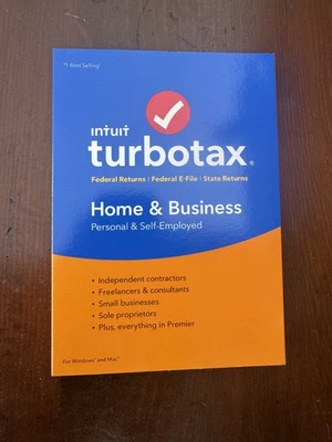 Intuit TurboTax Home & Business 2018 Windows y Mac personal y autónomo Foto 1 de 4