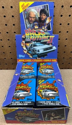 Topps Regreso al Futuro 2 Tarjetas Coleccionables de Películas Caja de 36 Paquetes Sellados Envío Gratis Foto 1 de 4