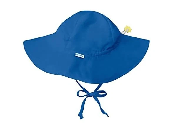 我玩。 学步儿童边缘防晒帽,皇家蓝色,2T-4T 2-4T 男女皆宜  — 第 1/4 张图片