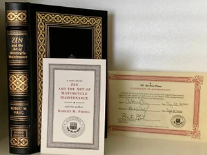 Zen and the Art of Motorcycle Maintenance Robert Pirsig - Easton Press - Signed - Picture 1 of 7