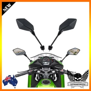 Motorcycle Rear View Side Mirrors Kawasaki NINJA 1000 Z1000SX 650R ER6F 400R - Foto 1 di 6