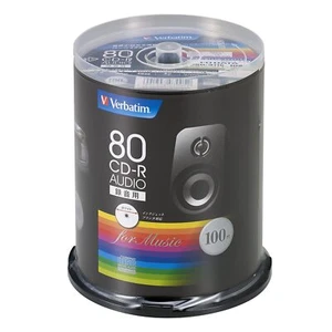 Verbatim Music CD-R 80min 100 Blatt weiß bedruckbar 48x Professional - Bild 1 von 6