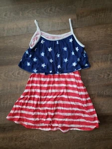 Girls Sz 10 Patriotic Sundress - Picture 1 of 3