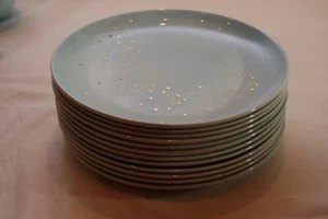 1950's Sascha Brastoff Turquoise Zephyr Dinner Svc for 8 + Extra Pieces (DA5-198 - Picture 1 of 13