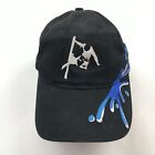 Fly Freestyle Hat Cap Strapback Black One Size Adjustable Embroidered Ski Skiing